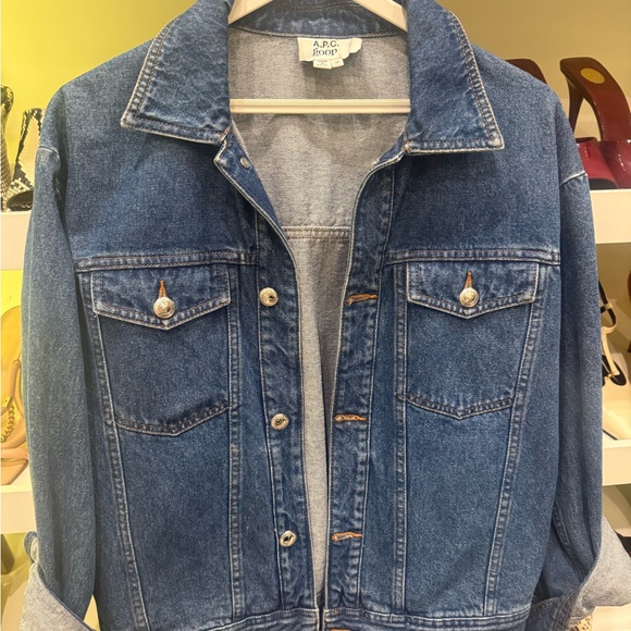 A.P.C. Jackets & Blazers - A.P.C. Women's Indigo Jean Jacket